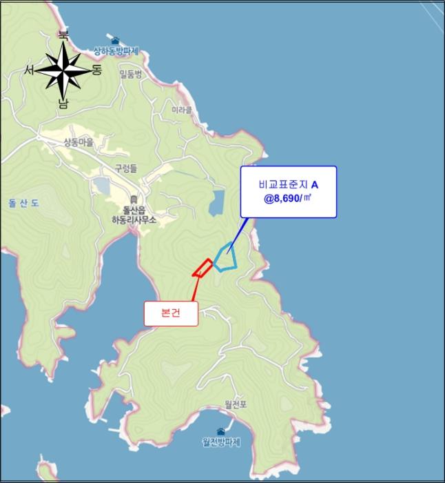 법원경매 2024타경51509 사진6 | 여수시 돌산읍 우두리 토지 경매