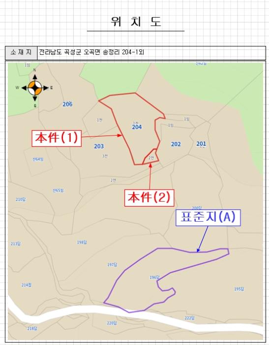2024타경76622 법원경매 사진5 | 전남 곡성군 토지 경매