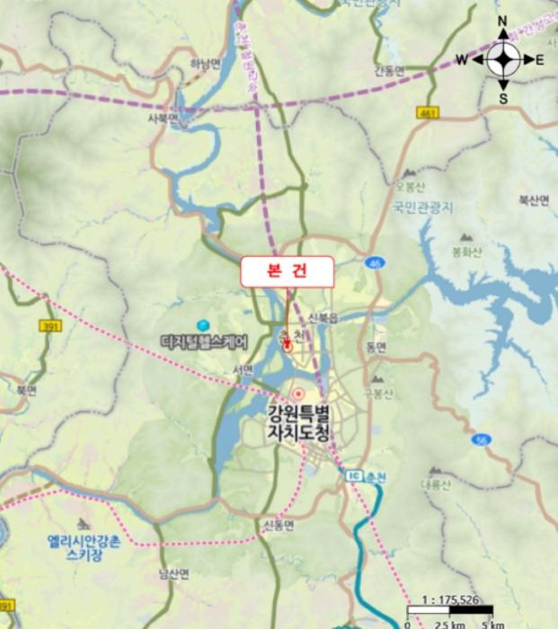 법원경매 2024타경54071 사진5 | 춘천시 사농동 431-26 토지 경매