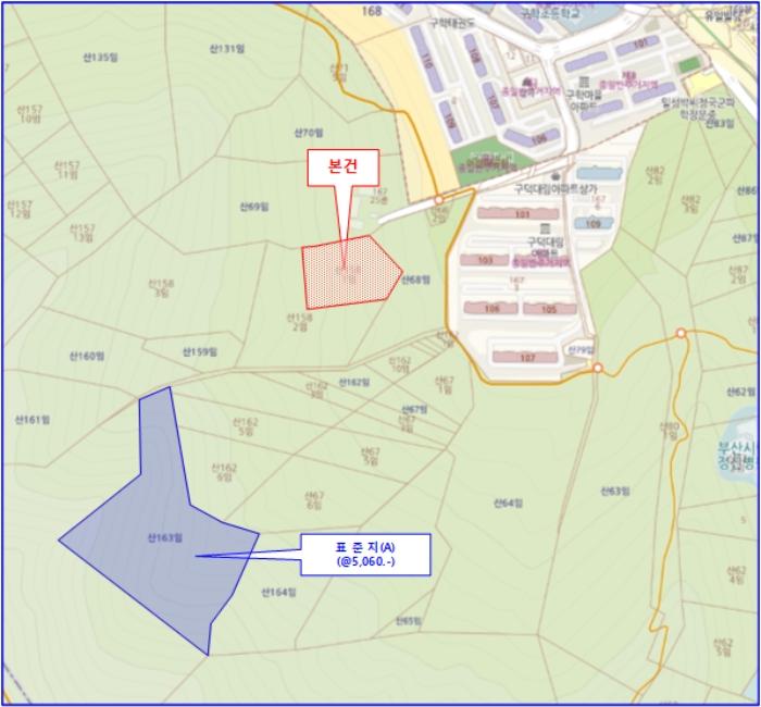 법원경매 2024타경105493 사진7 | 부산 사상구 학장동 임야 경매
