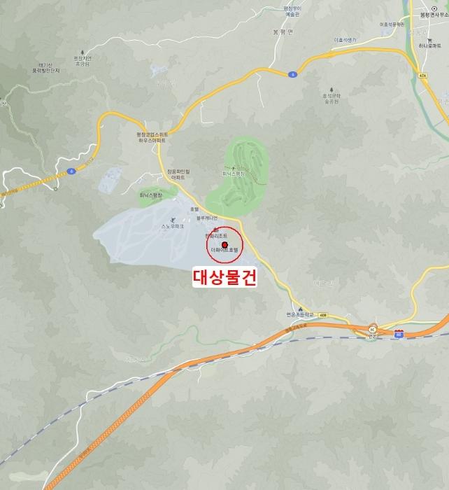 법원경매 2024타경1284 사진3 | 평창군 봉평면 태기로 콘도(호텔) 경매