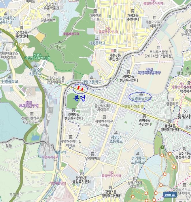 법원경매 2024타경65054 사진10 | 광명시 광명동 159-64 도로 경매