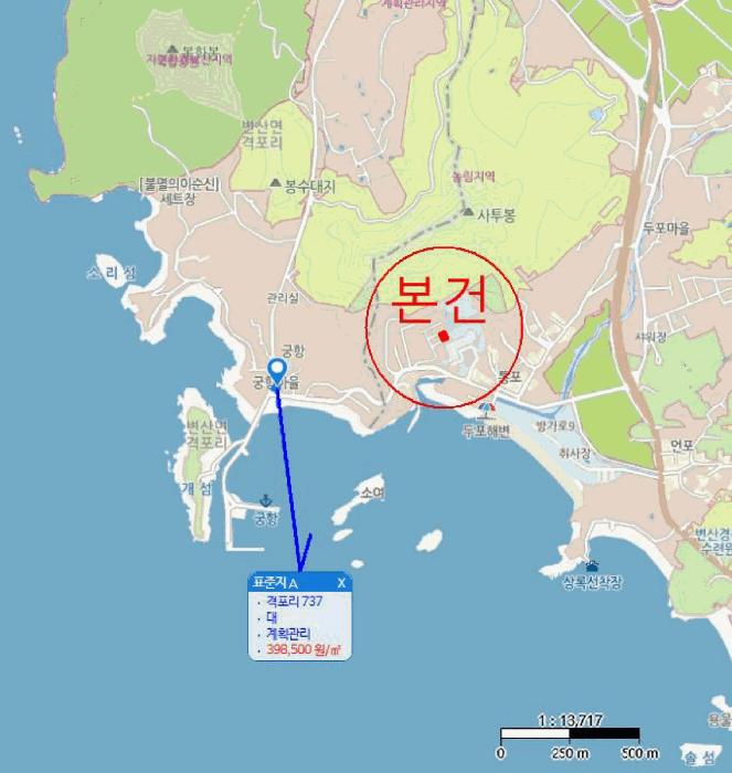 전북 부안군 변산면 도청리 612-35 대지 사진 5