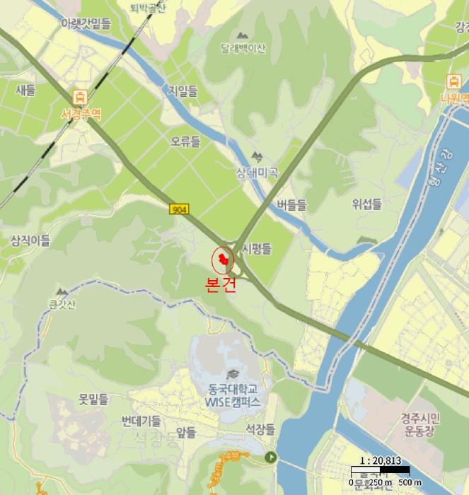 법원경매 2025타경407 사진4 | 경주시 현곡면 금장리 210 답 경매