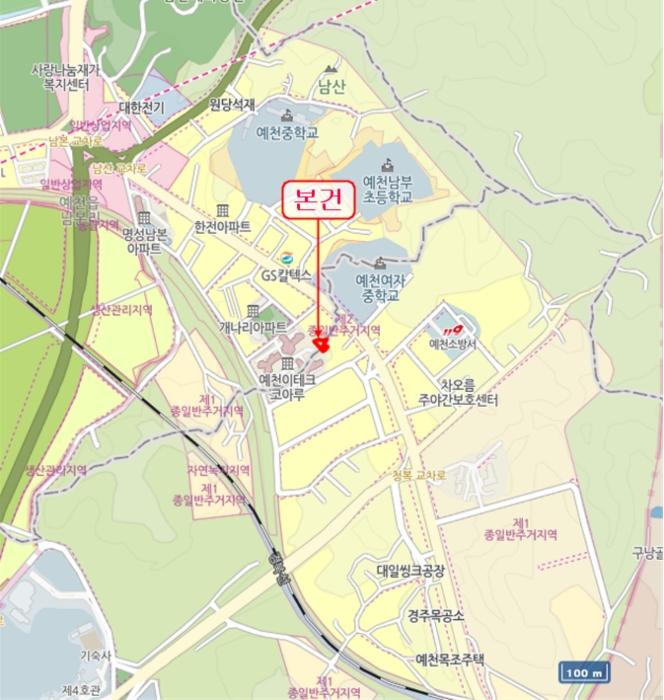 법원경매 2024타경1530 사진8 | 예천군 예천읍 남본리 91-1 임야 경매