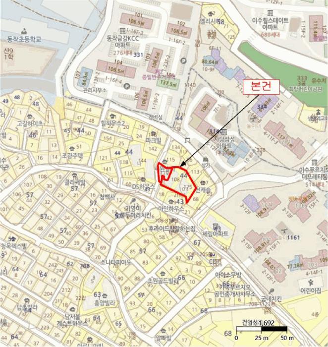 법원경매 2025타경102884 사진13 | 서울 동작구 사당동 44-179 디에스리브1단지디에스리브1단지102동 다세대주택 경매