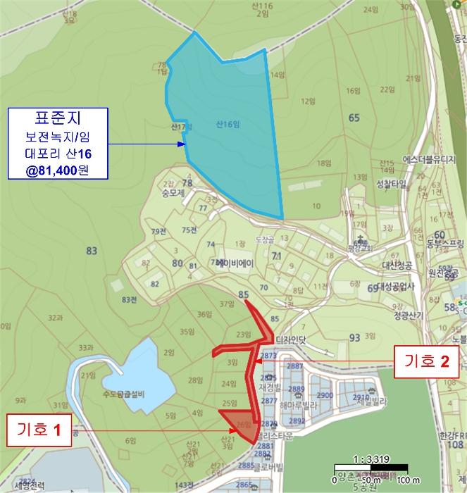 법원경매 2023타경40753 사진24 | 김포시 양촌읍 대포리 83-27 임야 경매