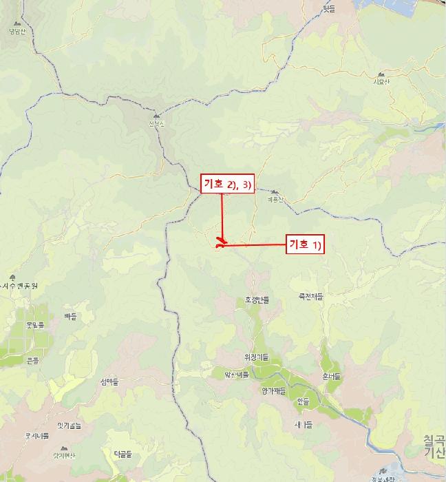 법원경매 2025타경8309 사진9 | 칠곡군 기산면 임야 경매
