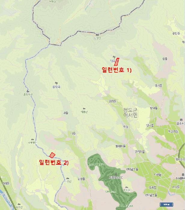 법원경매 2025타경8356 사진7 | 청도군 이서면 문수리 임야 경매