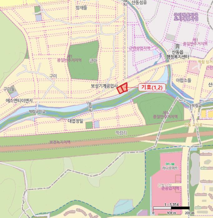 법원경매 2025타경10794 사진7 | 구미시 산동읍 적림리 152-4 답 경매