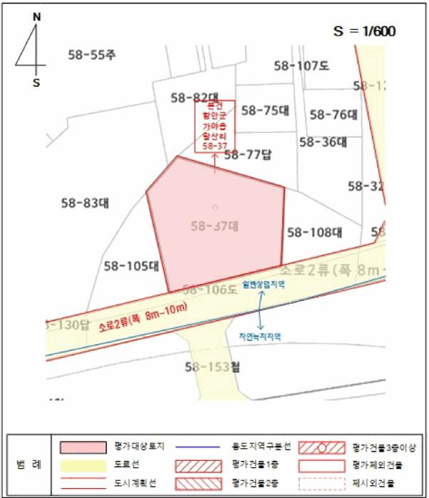 법원경매 2025타경222 사진7 | 함안군 가야읍 말산리 58-37 대지 경매
