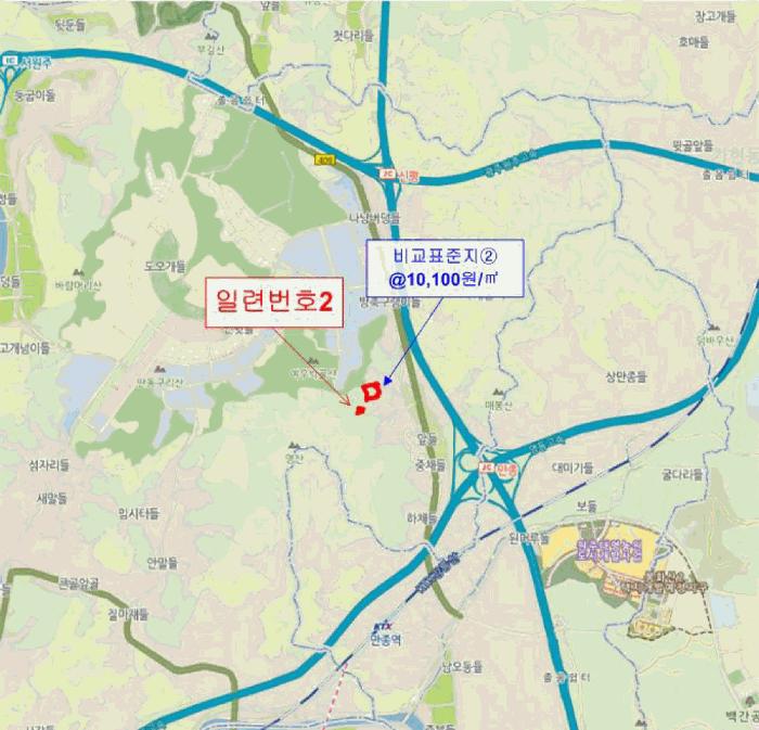 법원경매 2025타경20468 사진6 | 원주시 봉산동 422-19 임야 경매