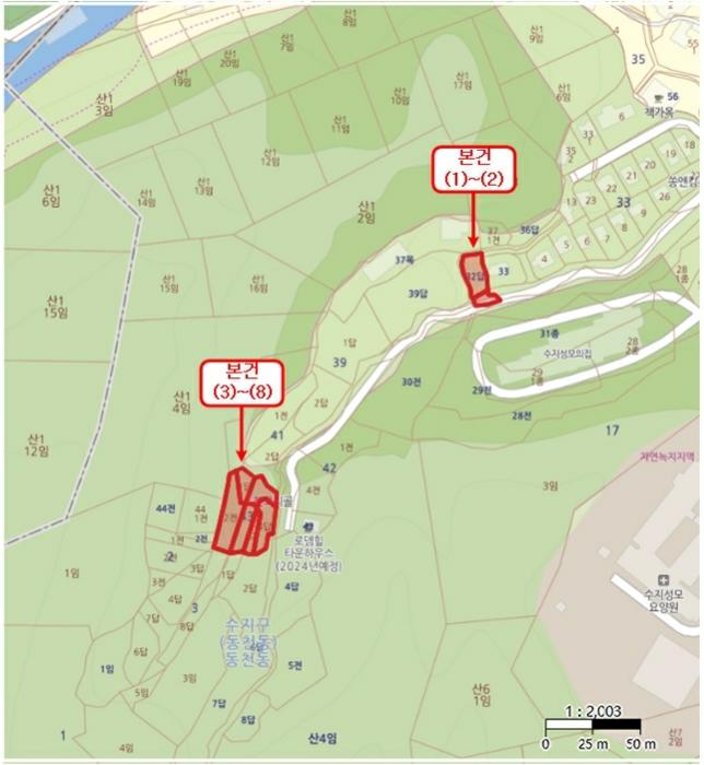 법원경매 2024타경86767 사진29 | 용인시 수지구 동천동 32 답 경매
