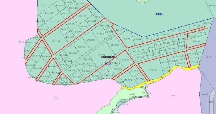 법원경매 2025타경1464 사진3 | 용인시 기흥구 공세동 450-135 임야 경매