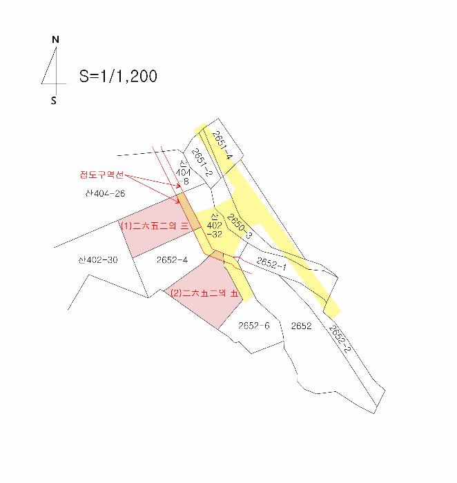 법원경매 2025타경10576 사진10 | 경주시 산내면 대현리 2652-5 임야 경매