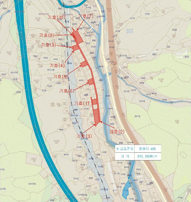 법원경매 2025타경227 사진43 | 김천시 봉산면 광천리 450 도로 경매
