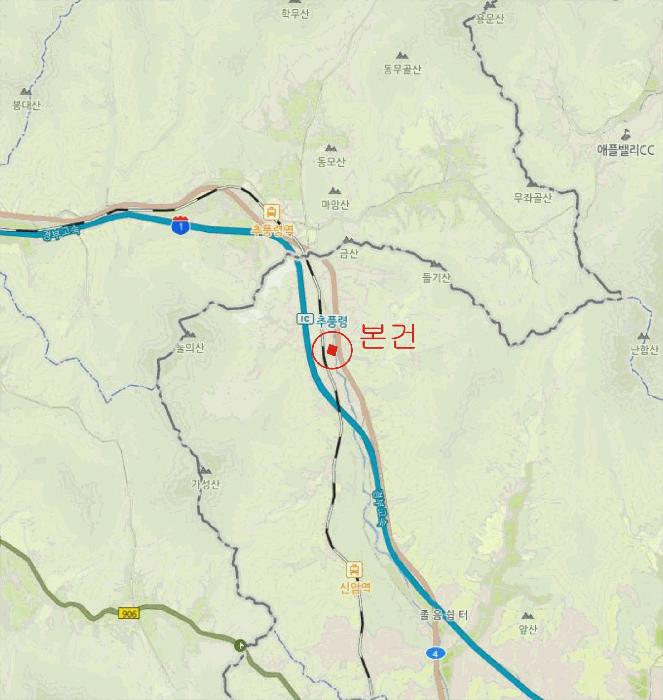 법원경매 2025타경227 사진44 | 김천시 봉산면 광천리 450 도로 경매