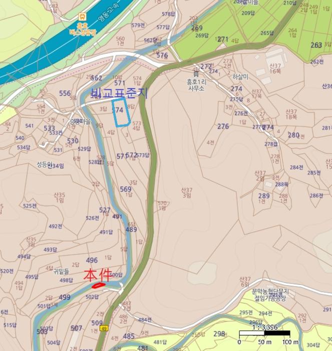 법원경매 2024타경407039 사진6 | 원주시 부론면 답 경매