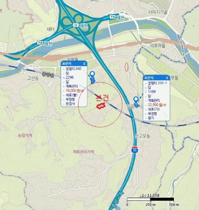 2025타경129 법원경매 사진17 | 충북 제천시 답 경매