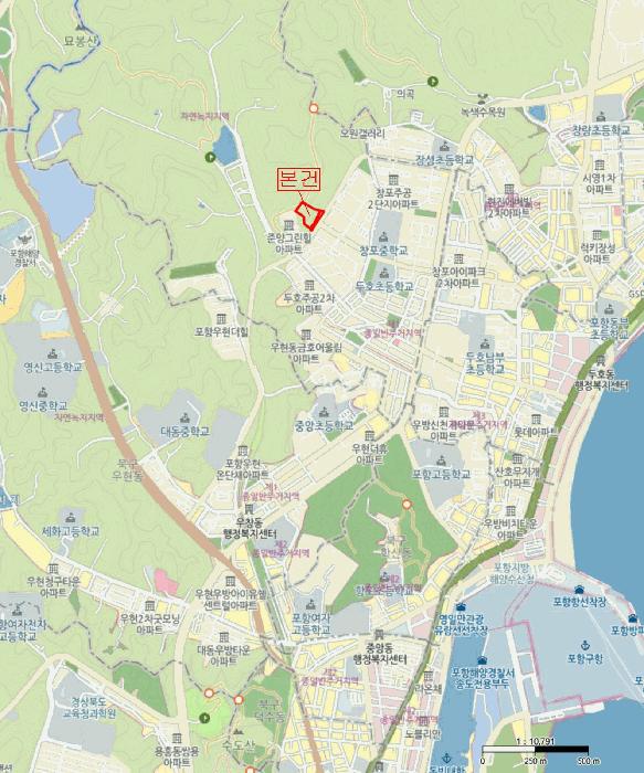 법원경매 2025타경3637 사진11 | 포항시 북구 창포동 임야 경매