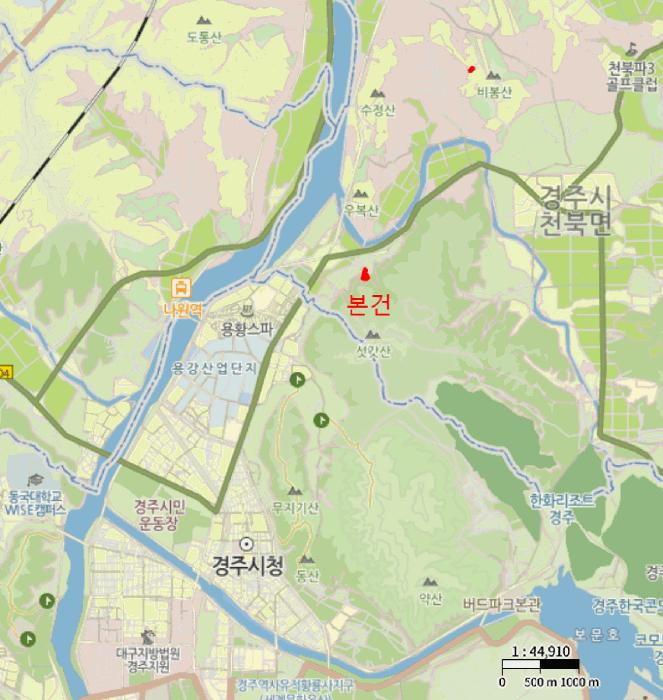 법원경매 2025타경485 사진13 | 경주시 천북면 임야 경매