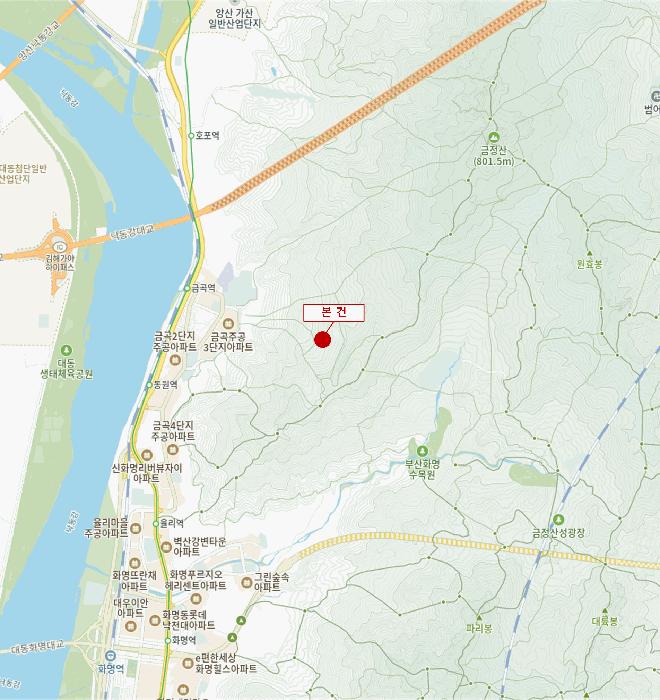 법원경매 2025타경101327 사진6 | 부산 북구 금곡동 임야 경매