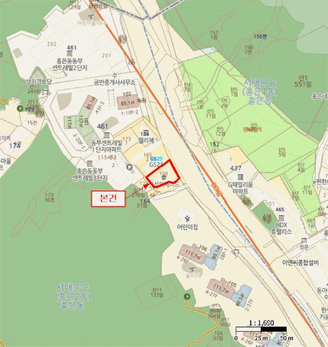 법원경매 2025타경941 사진14 | 서울 서대문구 홍은동 168-2 진성위메이드 지1층비101호 근린상가 경매