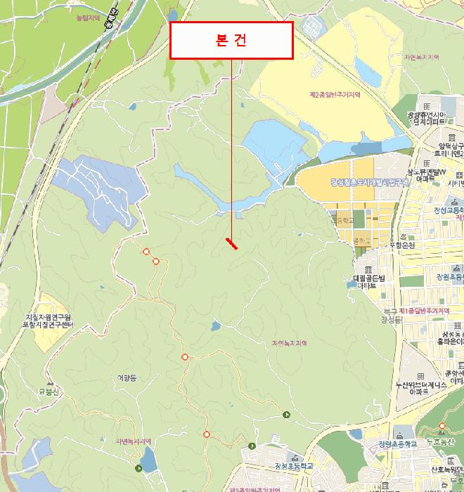 법원경매 2025타경3716 사진5 | 포항시 북구 양덕동 임야 경매