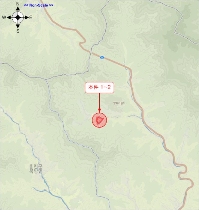 법원경매 2025타경2510 사진15 | 홍천군 화촌면 풍천리 임야 경매