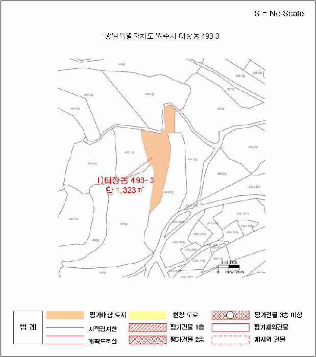 법원경매 2025타경20686 사진5 | 원주시 태장동 493-3 답 경매