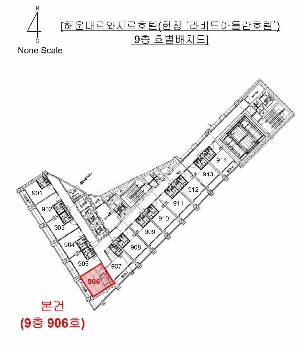 법원경매 2025타경5019 사진11 | 부산 해운대구 중동 1392-166 콘도(호텔) 경매