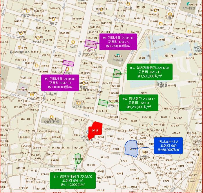 법원경매 2025타경11363 사진7 | 울산 울주군 삼남읍 교동리 978-1 대지 경매
