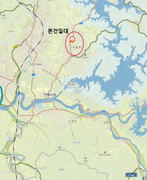 법원경매 2025타경10280 사진10 | 안동시 와룡면 지내리 임야 경매