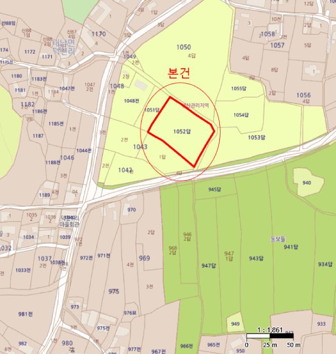 법원경매 2025타경10605 사진6 | 경주시 내남면 답 경매