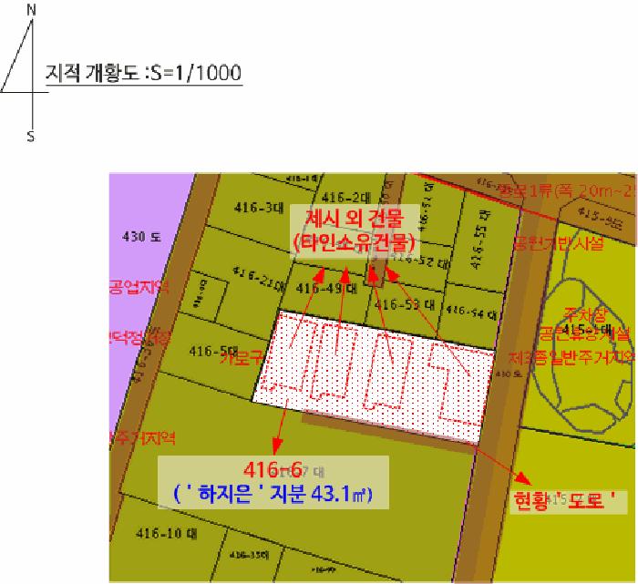 법원경매 2025타경101898 사진13 | 부산 사상구 덕포동 416-6 대지 경매