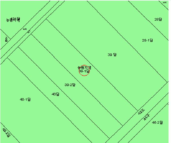 법원경매 2025타경145 사진5 | 예천군 풍양면 고산리 39-1 답 경매