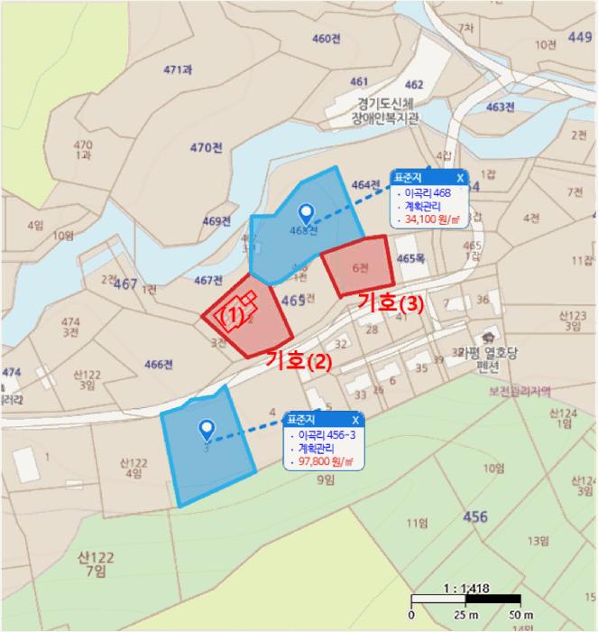 법원경매 2025타경393 사진17 | 가평군 북면 이곡리 465-6 전 경매