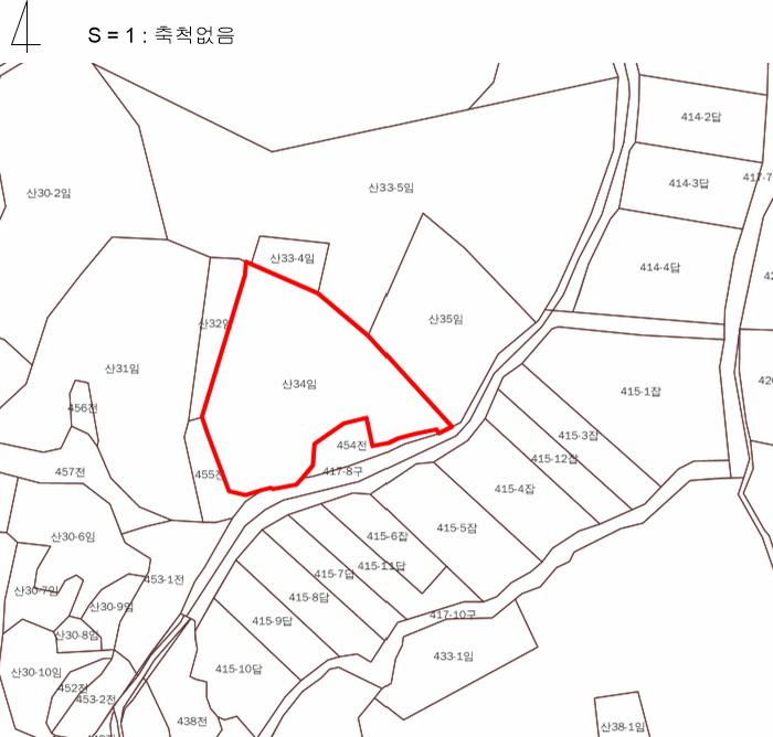2025타경33424 법원경매 사진6 | 전남 곡성군 임야 경매