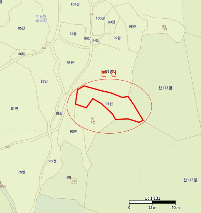 법원경매 2025타경52049 사진12 | 광주시 도척면 추곡리 91 전 경매