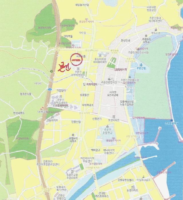 법원경매 2025타경30527 사진7 | 강릉시 주문진읍 주문리 1050-4 답 경매