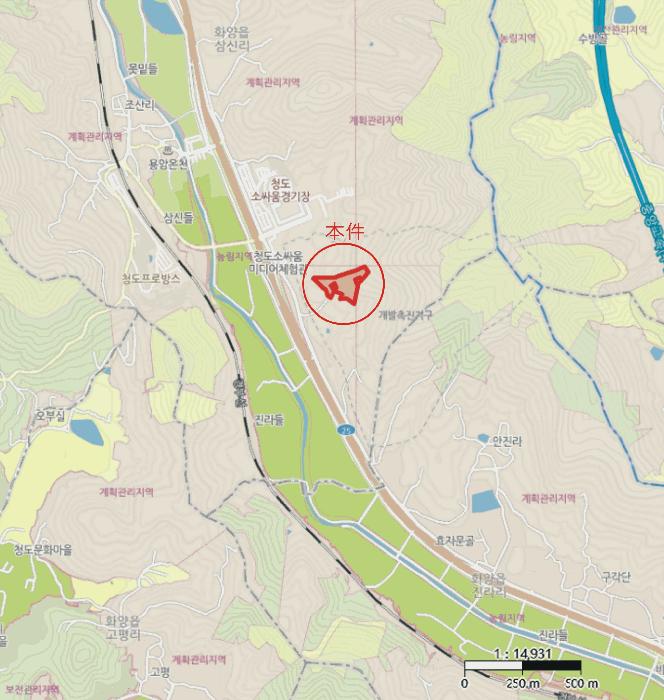 법원경매 2025타경7725 사진9 | 청도군 화양읍 삼신리 임야 경매