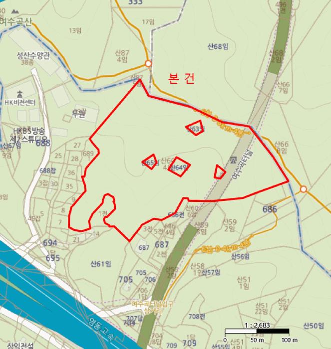법원경매 2025타경54673 사진8 | 용인시 처인구 유방동 임야 경매