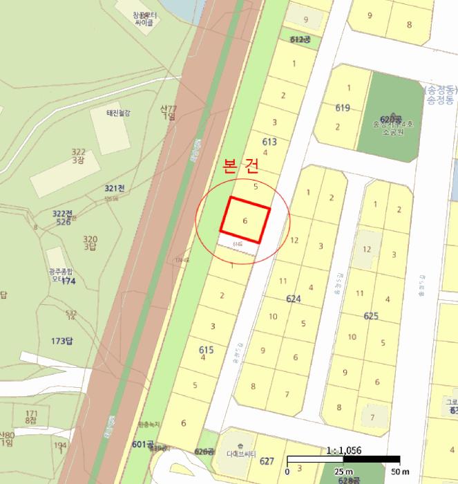 법원경매 2025타경51935 사진7 | 광주시 송정동 613-6 대지 경매