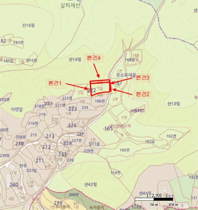 법원경매 2025타경50010 사진19 | 광주시 곤지암읍 봉현리 222-1 임야 경매