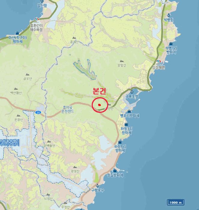 법원경매 2025타경404 사진6 | 포항시 남구 구룡포읍 병포리 임야 경매