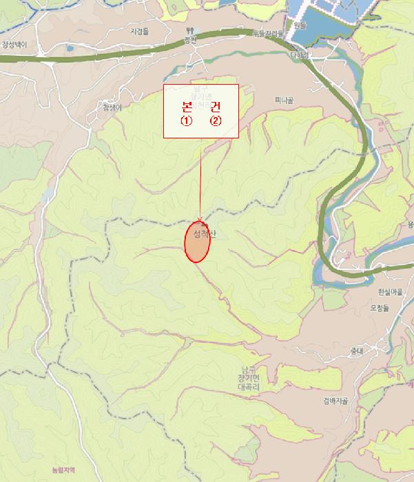 법원경매 2025타경3833 사진6 | 포항시 남구 장기면 대곡리 임야 경매