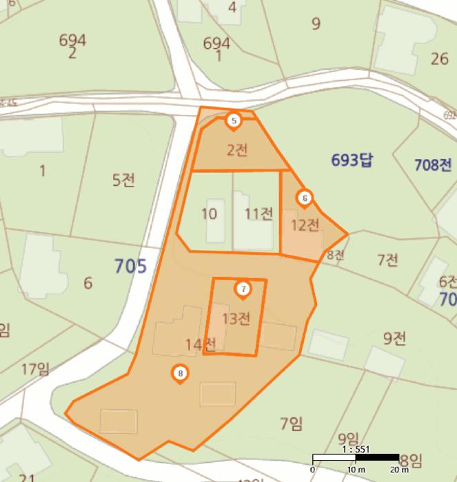 법원경매 2025타경54381 사진46 | 용인시 수지구 동천동 699 답 경매
