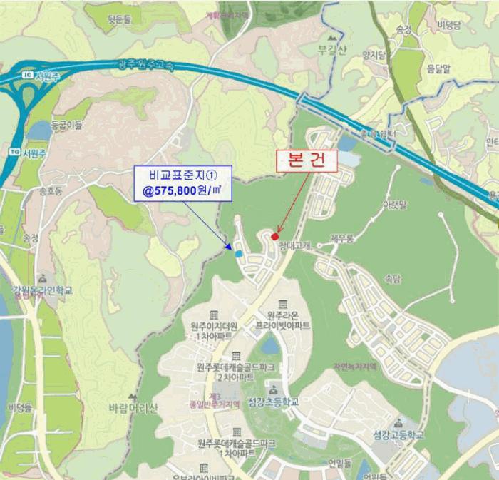 법원경매 2025타경20919 사진7 | 원주시 지정면 가곡리 1439-12 대지 경매