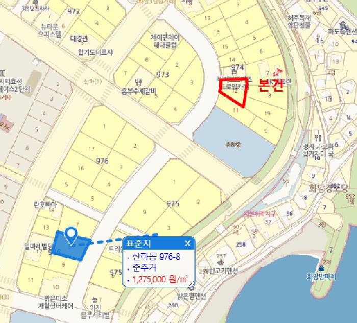 법원경매 2025타경12799 사진5 | 북구 산하동 974-12 대지 경매