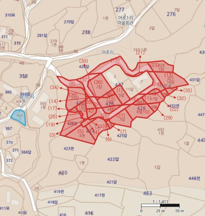 법원경매 2024타경129016 사진68 | 칠곡군 북삼읍 어로리 427-5 답 경매